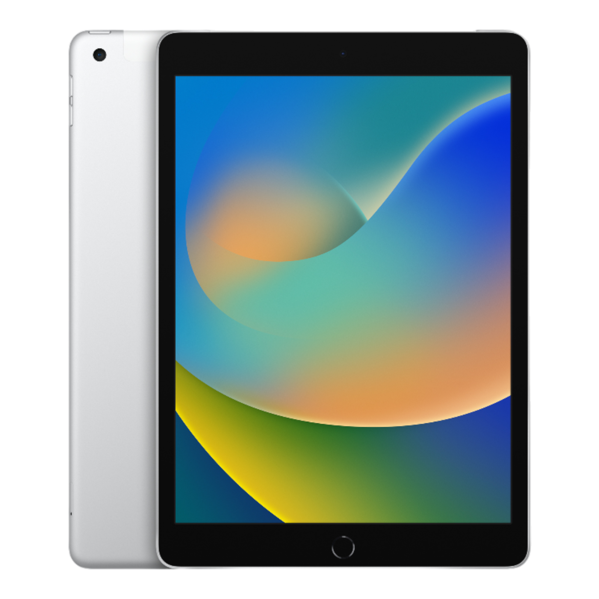 iPad 2021 (9th Generation) 10.2-inch Wi‑Fi + Cellular, 64GB Silver - alAsil
